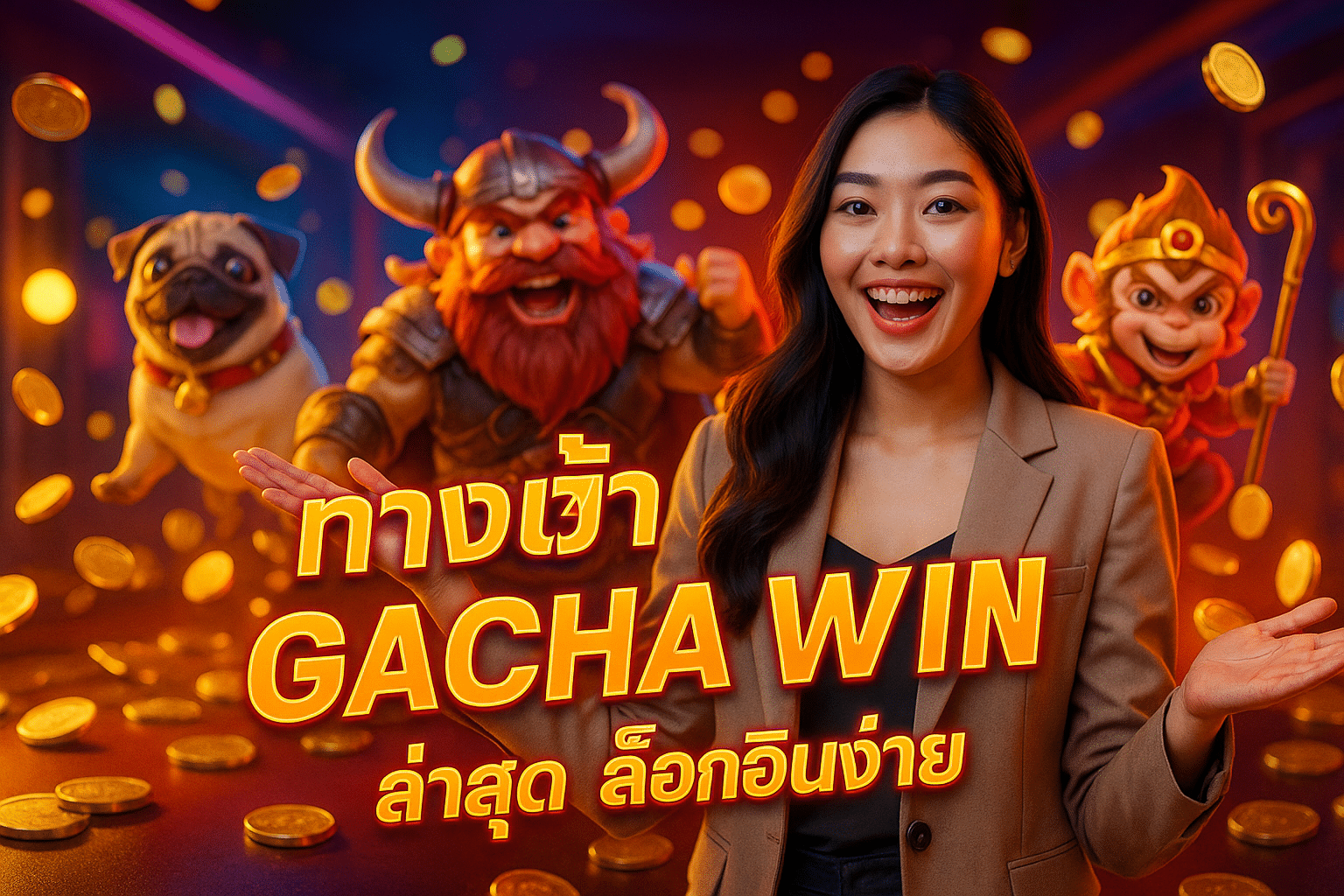 ทางเข้า GACHA WIN ล่าสุด ล็อกอินง่าย